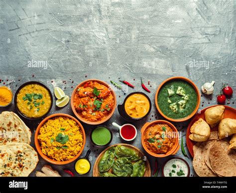 Indian Food Menu Background