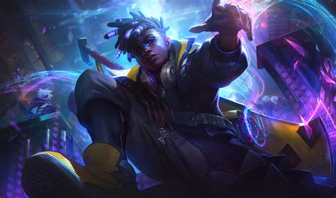 Ekko True Damage Skin Splashart K Ultra Fondo De Pantalla Hd Fondo