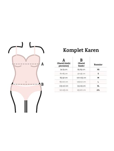 Dkaren Lingerie Komplet Bielizny Karen Czarny Slim Fit Modivo Pl