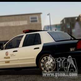 Lapd Ford Crown Victoria Whelen Lightbar For Gta San Andreas