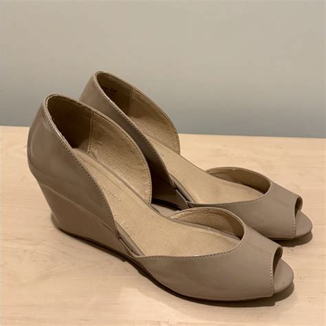 CL By Chinese Laundry Shoes Cl By Chinese Laundry Nude Peeptoe Wedge Poshmark
