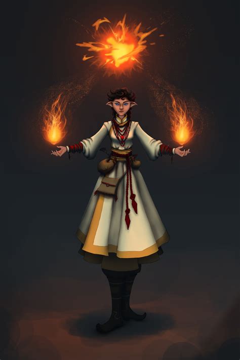 ArtStation - Айара (маг огня)