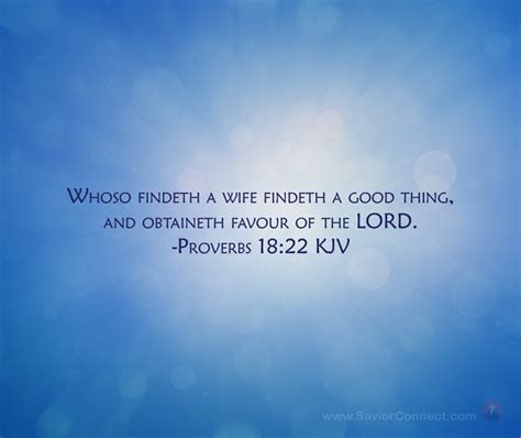 Proverbs 1822 Kjv