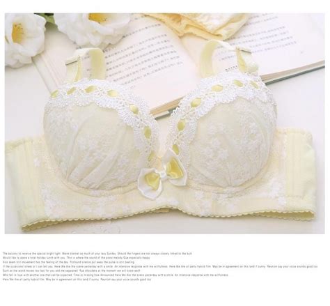 Hyg Lingerie Set Lace Trim Push Up Bra Panties Yesstyle