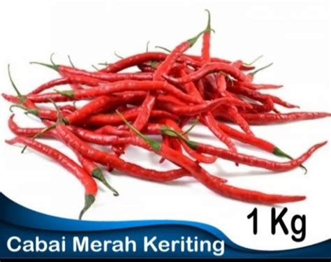 Cabe Keriting Merah 1 Kg Lazada Indonesia