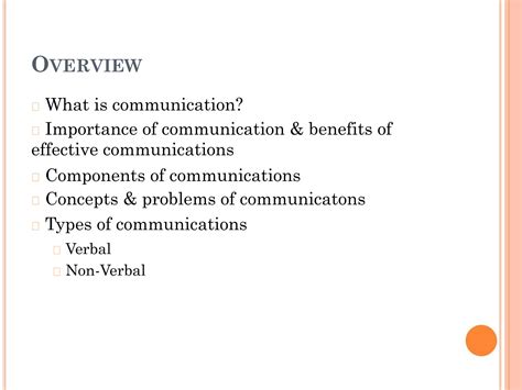 Solution Communication Skills A Brief Introduction Studypool