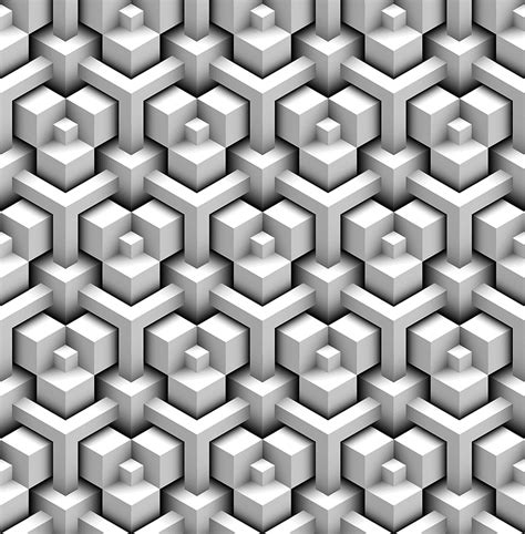 Cubos hexágono de geometría tridimensional del espacio fondo de