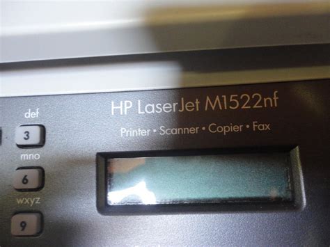 HP LaserJet M1522NF All-In-One Laser Printer Print Copy Scan Fax ...