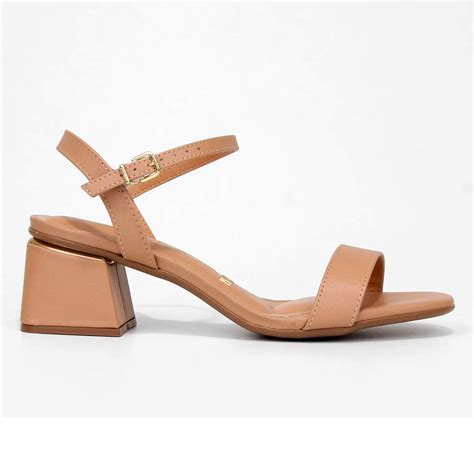 Sand Lia Vizzano Lisa Salto Bloco Feminina Nude Compre Agora Cabana Magazine