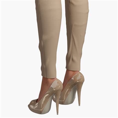 Casual Blonde Woman No Rig 3D Model 49 3ds Lwo Obj C4d Xsi Ma Max Free3D