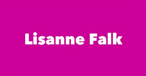 Lisanne Falk - Spouse, Children, Birthday & More