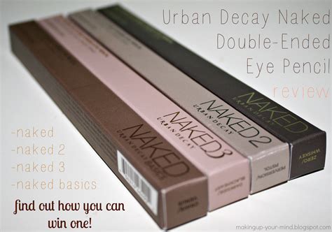 Makeup Your Mind Urban Decay Naked Double Ended Eye Pencils Review W Swatches