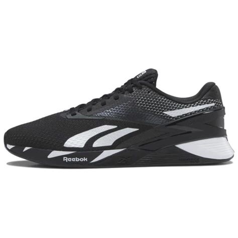 Купить Reebok Nano X3 Черно-белые кроссовки унисекс Core-Black Footwear ...
