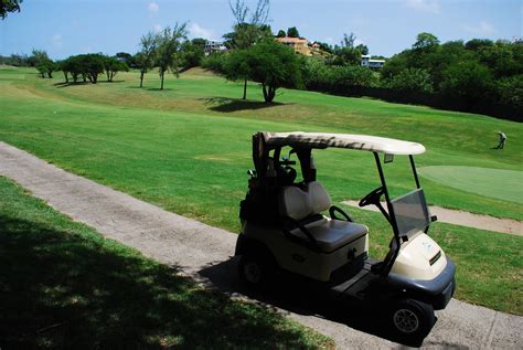 Golf Course And Cart Free Stock Photo - Public Domain Pictures 