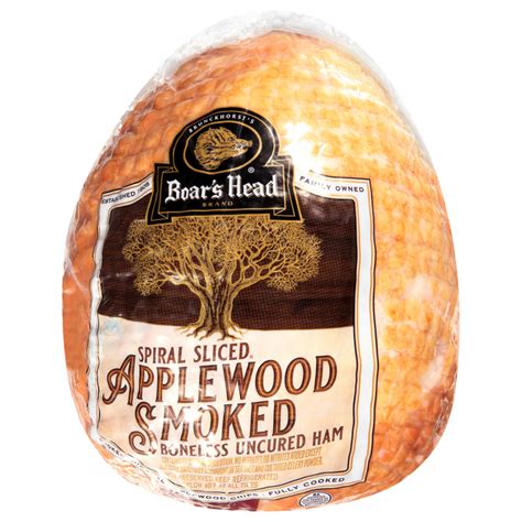 Save On Boar S Head Spiral Sliced Ham Uncured Boneless Applewood Smoked