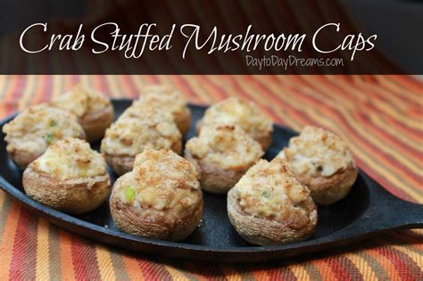 Crab Stuffed Mushroom Caps
