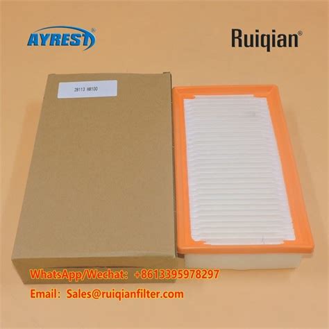 Customized HYUNDAI SOLARIS Air Filter 28113-H8100 Manufacturers ...
