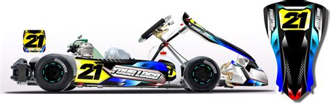 Go Kart Sticker Kit Template Broangel