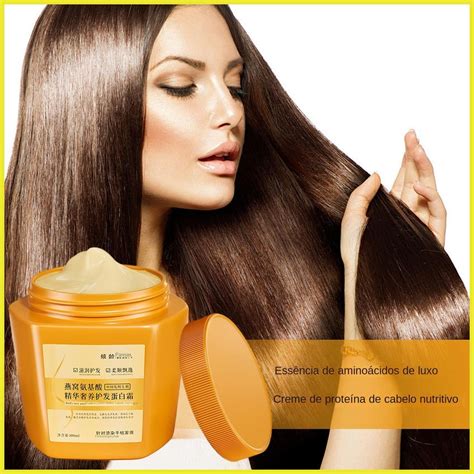Hidratante Natural Para O Cabelo - Creme Hidratante Profundo Para Cabelo , Nutritivo Cabelos 500ml ...