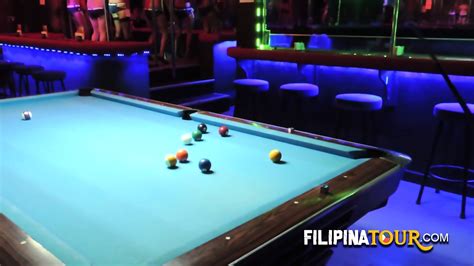 Phillipinne Slut Is Seduced While Playing Pool With Horny Tourist
