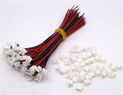 10 Sets Mini Micro Jst 2.0 Ph 2-Pin Connector Plug Male With 150mm ...