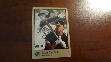 Leaf Studio Mark Mcgwire Baseball Card Ebay