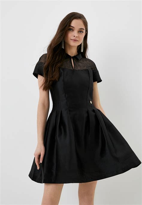 Платье Rich Naked Aria mini dress цвет черный MP XW QW купить в интернет магазине Lamoda