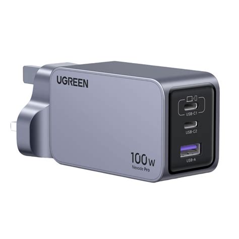 UGREEN Nexode Pro 100W 3-Port GaN Fast Charger | UGREEN UK