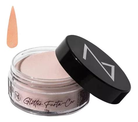 Pó Acrílico C Glitter Furta cor Unhas Acrigel g Cor Nude C Furta Parcelamento sem juros