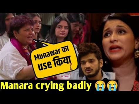 Manara Chopra Crying Badli In Front Of Media Abhishek Console Her