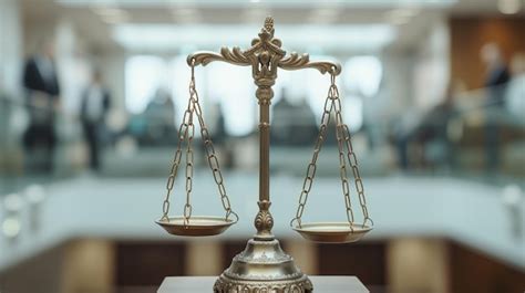 Premium Photo Scales Of Justice In Modern Legal Ambiance