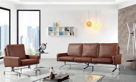 Contemporary Commercial Sofa Set Reception Soft Seating