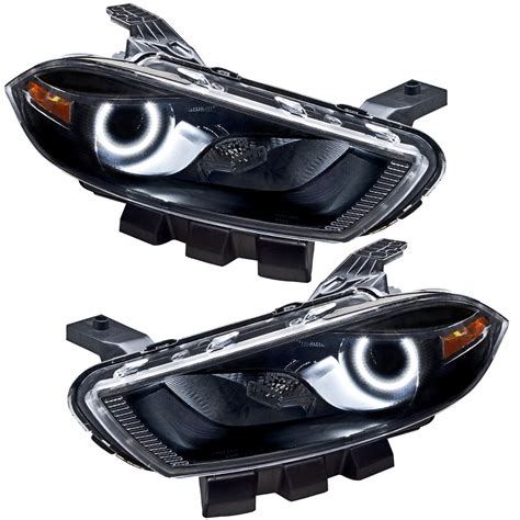 Oracle Halo Head Lights Complete Assemblies Oem Style For Dodge Dart