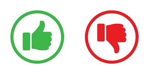 thumbs  thumbs  icon set  vector art  vecteezy