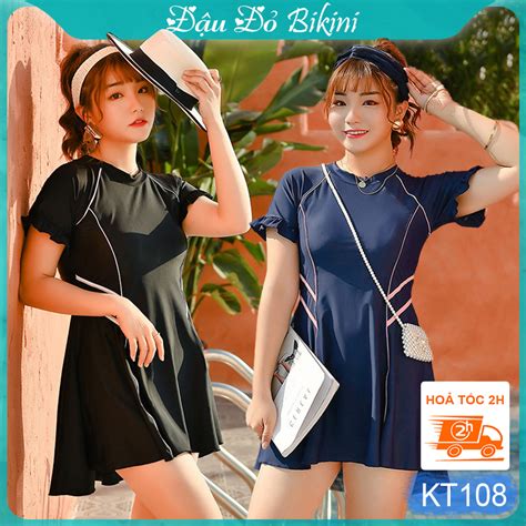 Bikini big size nữ đồ bơi áo tắm size lớn cho người béo dáng váy dấu bụng quần sooc đùi rời