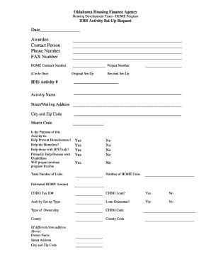 fillable   oklahoma housing finance agency  fax email print