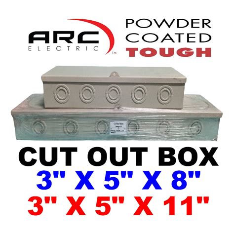 Arc Cut Out Box Cut Out Box Pull Box For Electrical 3 X 5 X 8 Or 3