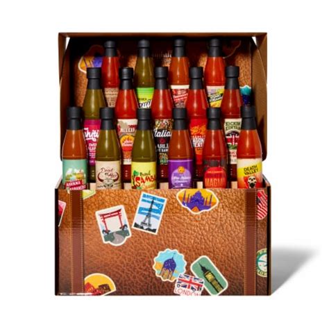 Thoughtfully Gourmet World Traveler Hot Sauce Gift Set Pack Each Ralphs