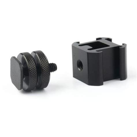 Aluminium Camera Hot Shoe Mount Adapter Video Triple Cold Shoe Bracket Lights On OnBuy