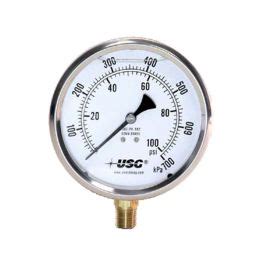 Us Gauge Inch Mm Lm Liquid Filled Pressure Gauge Psi