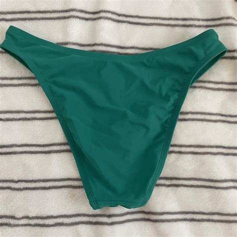 Shade Shore Women S Green Bikini And Tankini Bottoms Depop