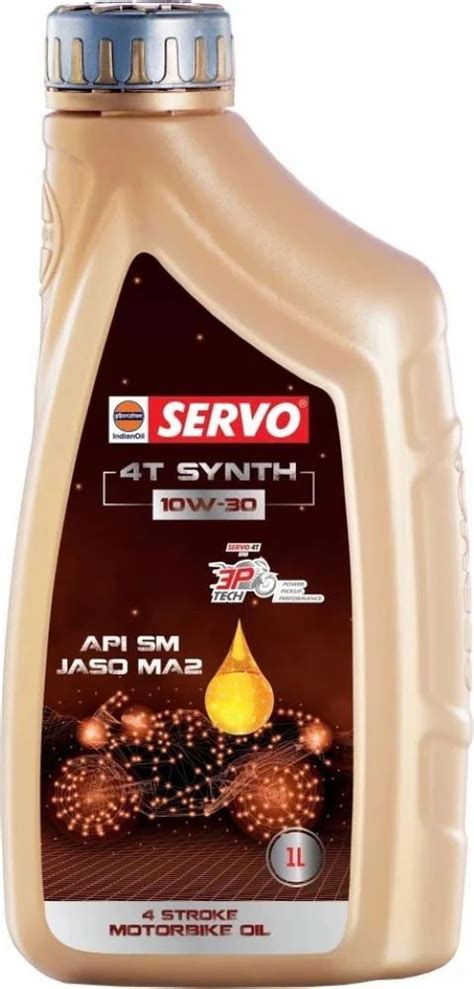 Servo 4T Synth 10W30 Bike Engine Oil Bottle Of 1 Litre At Rs 750