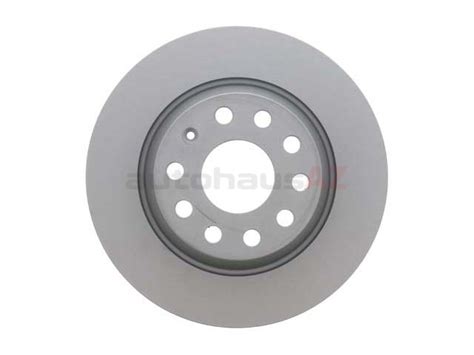 Zimmermann Coat Z 1K0615601M, 100331520 Disc Brake Rotor; Rear; Solid ...