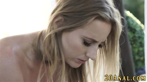 Babe Gets Interracial Rimjob