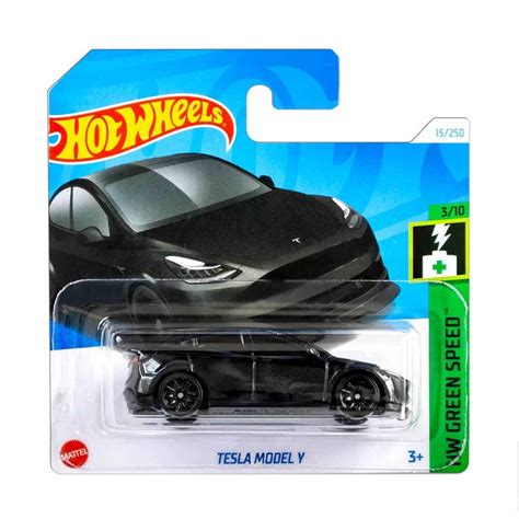 Hot Wheels Tesla Model Y HW Green Speed Model Araba