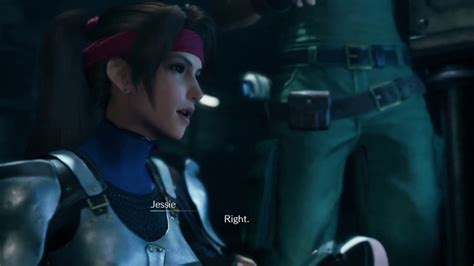Final Fantasy VII Remake Demo Jesse Feeling Hot For Cloud YouTube