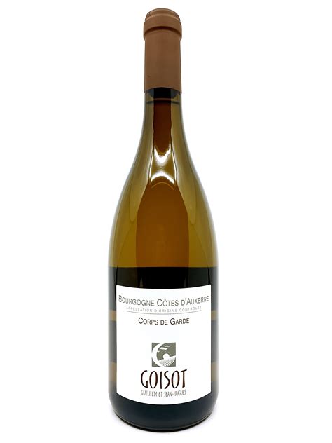 Côtes d Auxerre Domaine Goisot Corps de Garde Blanc 2020