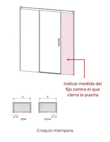 Mampara De Ducha Con Corredera Central Sugar Negra De Kassandra