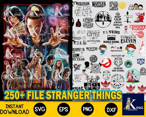 250 file Stranger Things SVG, Mega Bundle Stranger Things sv - Inspire
