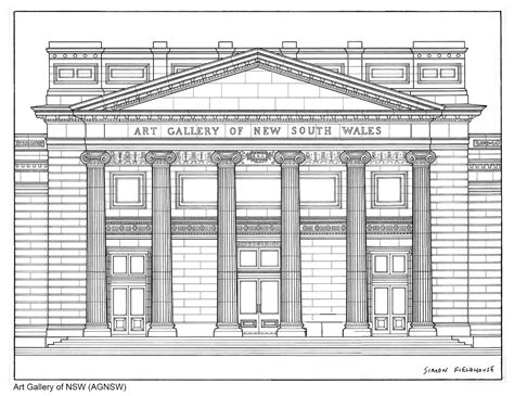 Art Gallery Nsw Agnsw Elevation Simon Fieldhouse